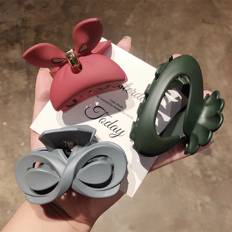 

1pc New Women Elegant Colorful Geometric Hair Clips For Girl Sweet Hair Claw Hairpin Headband Barrettes Fashion Hair Accessories