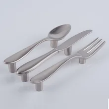 Ручка для столовой посуды нож, вилка и ложка креативная Мебельная ручка бутик ящик ручка кухонного шкафа