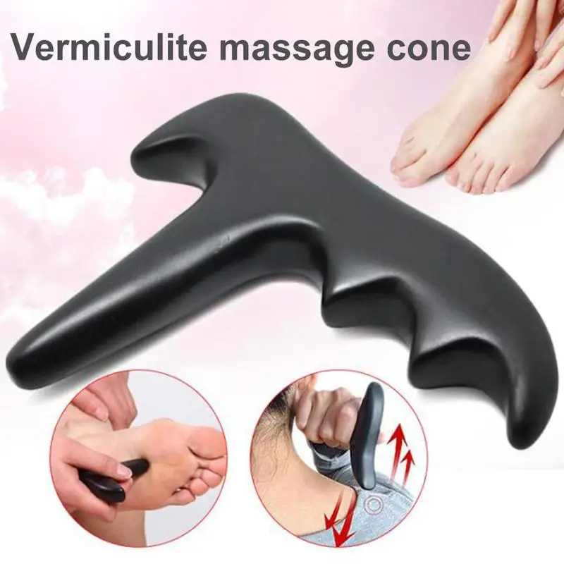 

natural Stone needle Reflexology Massage body Acupuncture foot shoulder back neck point Stick Tool