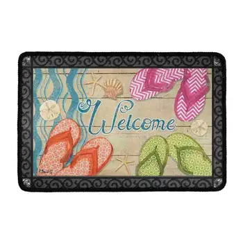

Creative Modern Mats Welcome Doormat Entrance Mat Funny Design Anti-Slip Floor Door Mat Carpet Home Decorative Front Door