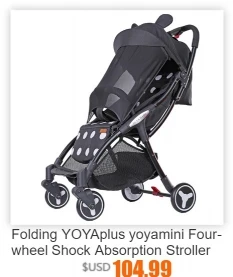 Portable YOYAplus A09 Infant Baby Stroller Folding Four-wheel Shock Absorber One-Handed Operation Easy to Carry Mini Baby Cart