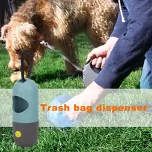 Светодиодный свет корма мешки для мусора дозаторы для домашних животных для мусора мешки корма