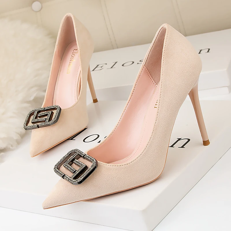 2023 Spring Autumn Sexy Thin High Heels Pumps for Women Solid