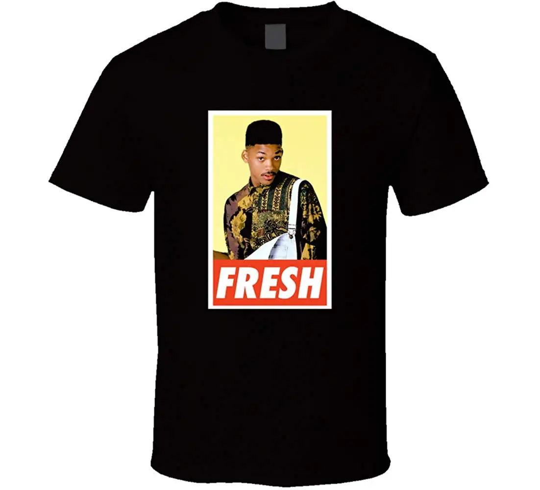 Will Smith Fresh Prince of Bel Air T-SHIRTT Рубашка Горячая тема для мужчин с коротким рукавом лето