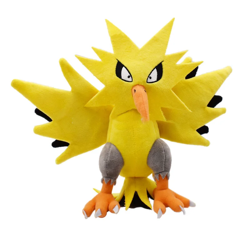 3 шт./партия, аниме, три Божьи птицы, Moltres Articuno Zapdos, плюшевая мультяшная плюшевая кукла, рождественский подарок, детские игрушки для детей