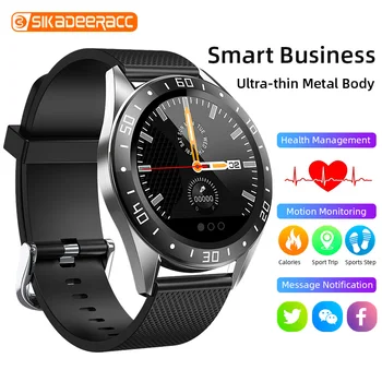 

Fitness Tracker Smart Watch Fitness Blood Pressure GW15 Round Color Screen Sport Bracelet Sleep Monitoring Information Reminder