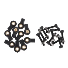 10 шт. M3 пластиковый держатель с шаровой головкой стержень конец шаровой шарнир для RC автомобиль грузовик