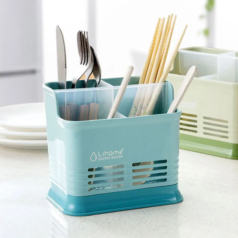 Кухонная ложка палочки вилка пластиковая многофункциональная коробка для хранения посуды держатель столовых приборов стойка