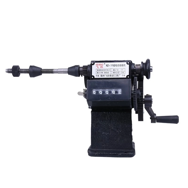 Manual Winding Machine dual-purpose Hand Coil counting winding machine Winder 0-9999 Count Range Winding various small coils Ma