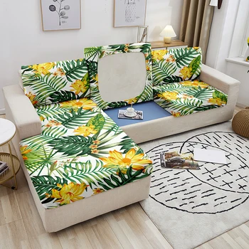 Tropical Stretch Sofa Seat Cushion Cover 7 Chair And Sofa Covers