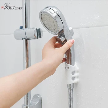 

OYOURLIFE Portable Bathroom Shower Head Holder Wall Mounted Suction Cup Hand Shower Holder Silicone Shower Brackets