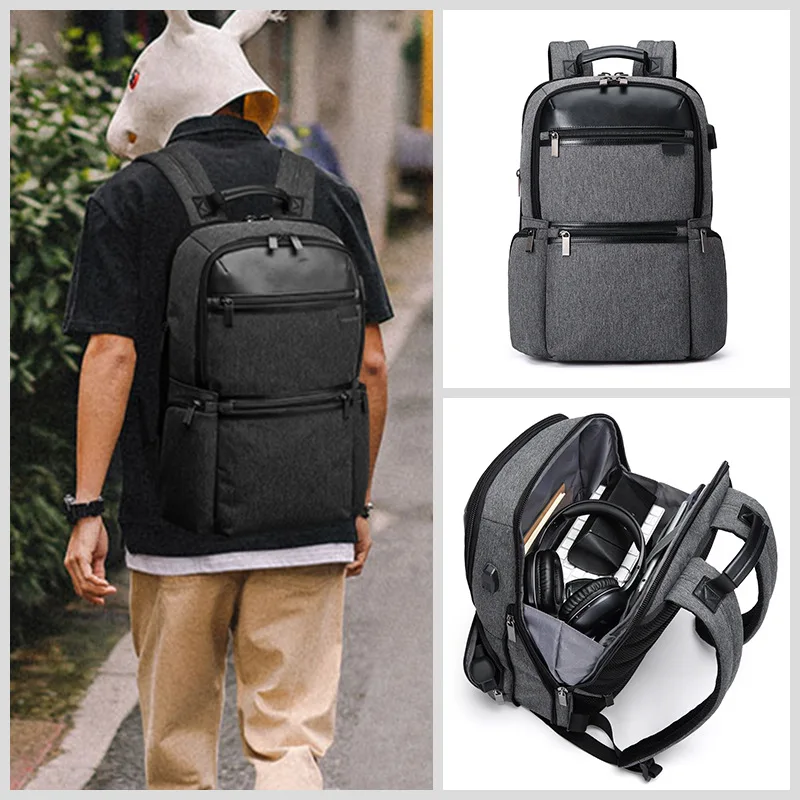 

Tu guan New Style Business Laptop Backpack Customizable Backpack USB Multi-functional Casual School Bag Backpack