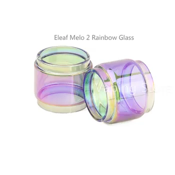 

2PCS Eleaf Melo 2 Rainbow Transparent Extended Glass Tube Replacement