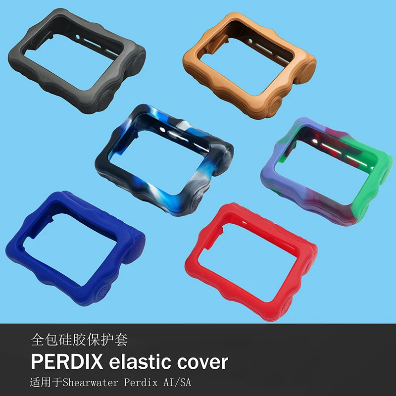 Funda protectora de silicona de gel de sílice para buceo, para reloj de ordenador