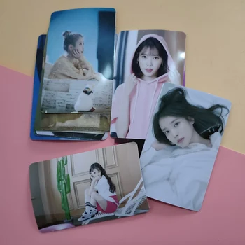 

New Fashion 10pcs Kpop IU Lee Ji Eun 5th Mini Album Love Poem Photocard Lomo Uaena Postcards Card Stickers