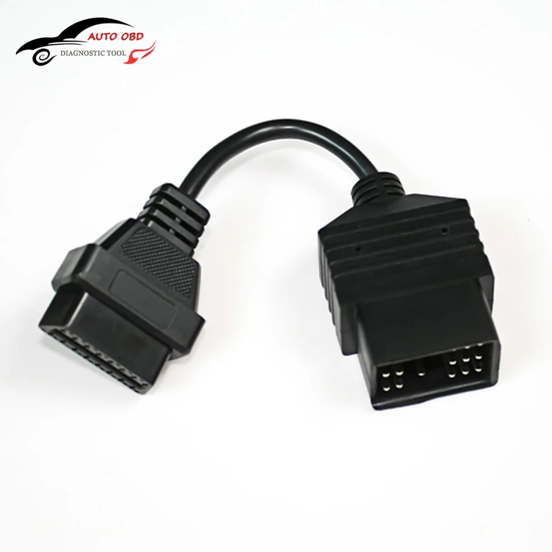 17 Pin к 16 OBD 2/OBD диагностический кабель адаптер для toyota OBDII папа женскому