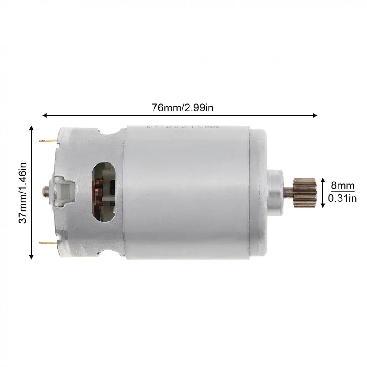 motor dc com velocidade unica 9 dente 01