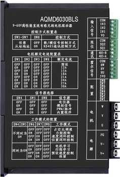 

12V 24V 36V 48V 60V 1200W DC induction BLDCM Brushless motor driver Current / speed / position PID co