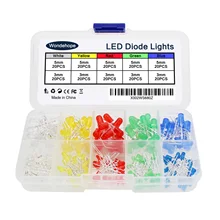 

200Pcs LED Lamp Light-emitting Diode 3MM 5MM Light Bulb Resistance Light DIY DC 3V 20mA Red Yellow Green White Blue LED Diode