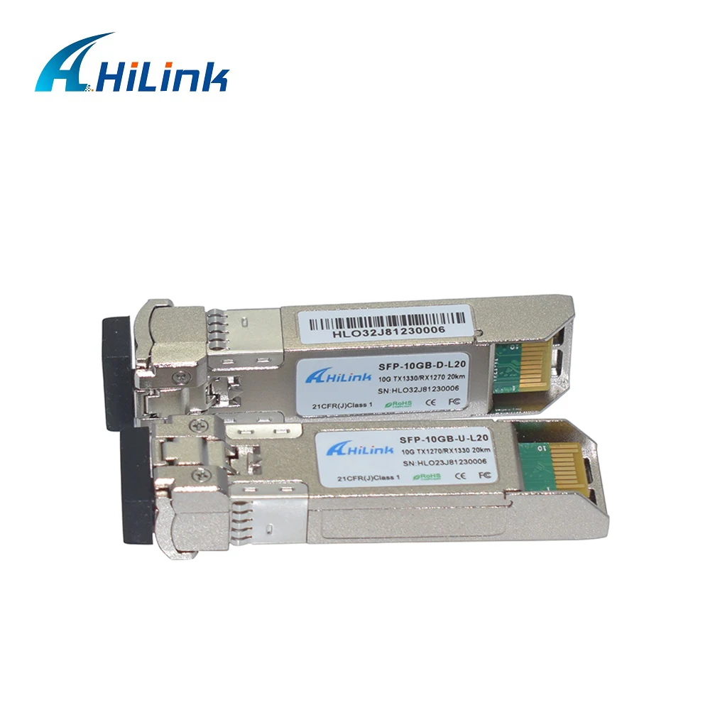 (1 20 пар) 10G SFP + BIDI Tx1330nm/Rx1270 Tx1270nm/Rx1330nm 20km трансиверы оптоволоконный модуль|sfp optical