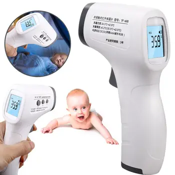 

Non-contact Household Infrared Forehead Thermometer Digital LCD Body Object Thermometer Temperature Measurement Device for Baby
