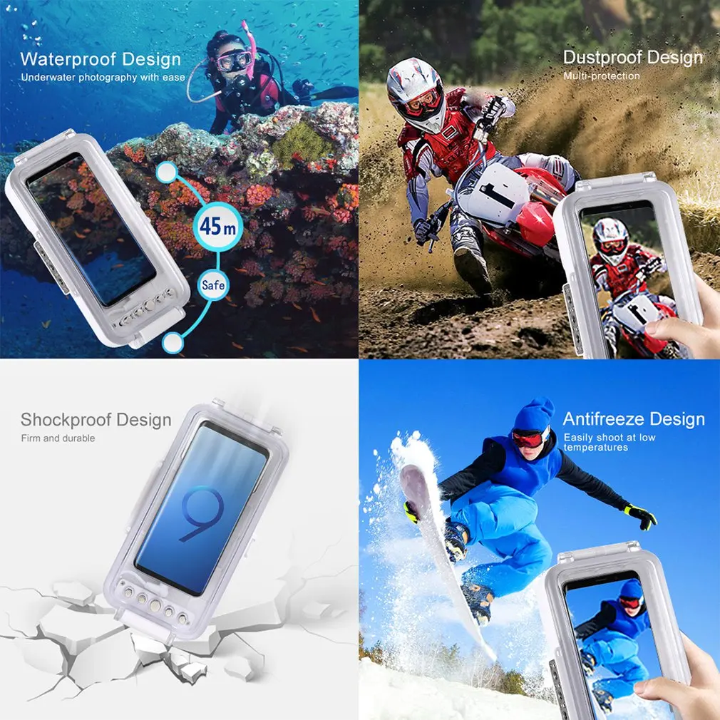Puluz Universal Waterproof Case For Android Phones 14 Puluz Universal Waterproof Case For Android Phones 13