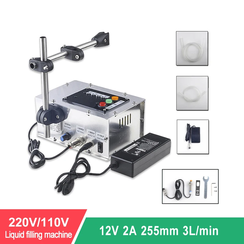 Máquina de llenado de líquidos de grado alimenticio, máquina de llenado cuantitativo resistente al calor para cerveza, aceite, leche, bebida