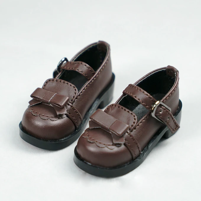 BJD кукольная обувь подходит для 1/3 1/4 MSD Размер игривый милый галстук-бабочка обувь на плоской подошве для учеников обувь черная кукла аксессуары