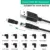 USB to DC 5.5x2.1mm Кабель питания с 10 разъемами 5.5x2.5 4.8x1.7 4.0x1.7 4.0x1.35 3.5x1.35 3.0x1.1 2.5x0.7 Micro Type-C Mini