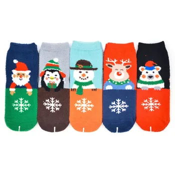 

Christmas 2020 Winter Harajuku chaussette Cartoon Print Socks For Women Men's Cotton Breathable Socks Women Meias Men Calcetines