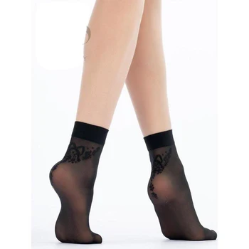 

Women's socks, black, size 23-25