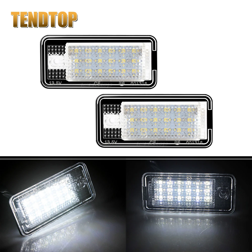 Car License Plate Light Number Plate Backlight Tag Bulb For Audi A3 S3
