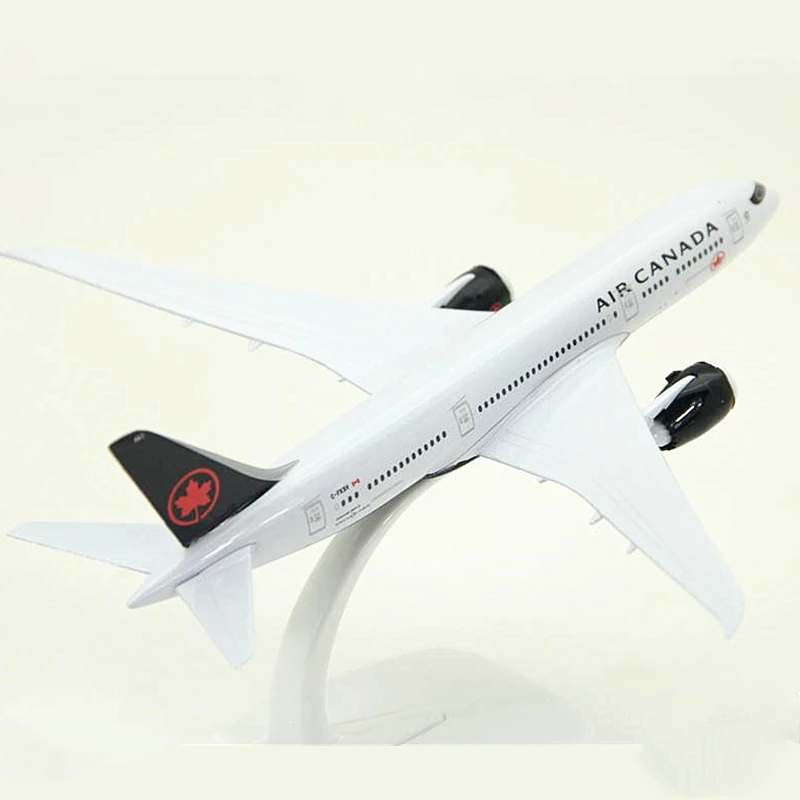 18 см 1:300 масштаб Boeing B787-8 модель Air Канада металлический сплав самолета модели самолета, самолетостроение подарок для детей коллекционное украшение