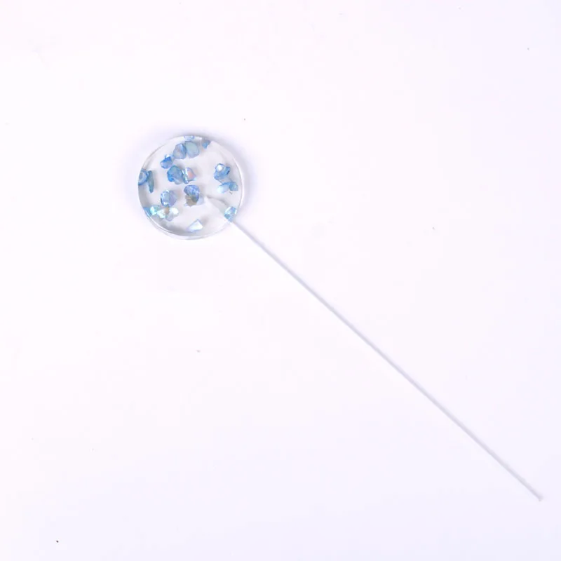 4pcs granule blue-ro Детские вечерние украшения для торта в виде снежинок и супергероев из мультфильма для мальчиков и девочек - Цвет: 4pcs granule blue-ro