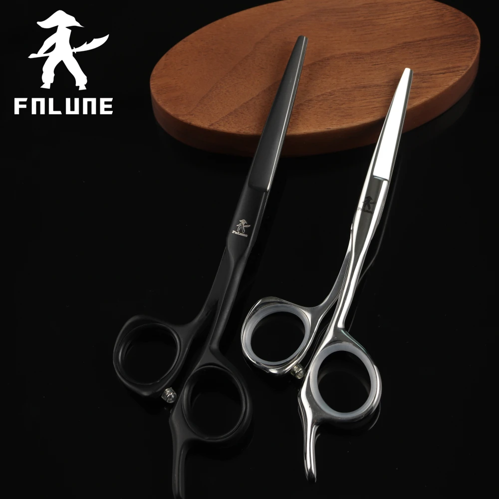 

FnLune 5.0 6.0 Inch Professional Hair Salon Scissors Cut Barber Accessories Haircut Thinning Shear Hairdressing Tools Scissors