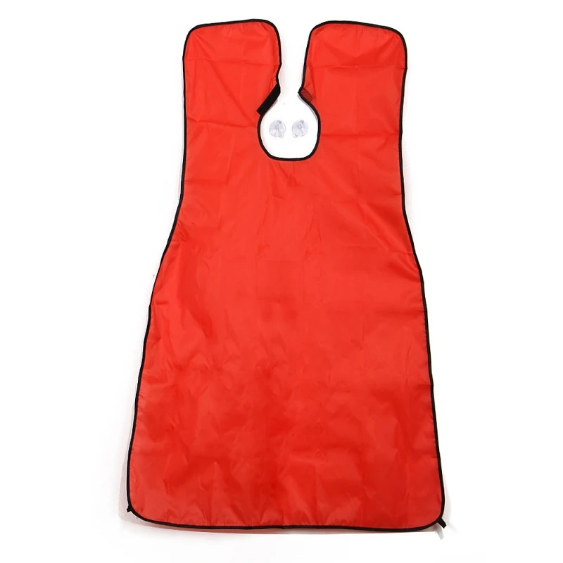 

120X75 cm Man Shaving Bathroom Apron Beard Care Accessories Barber Apron Waterproof Floral Cloth Cleaning Protector Black