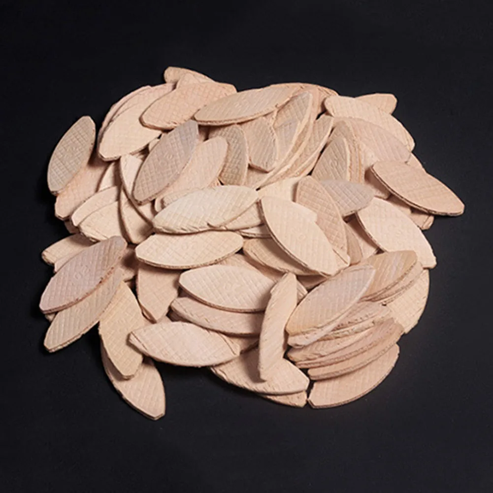 

100pcs/set Easy To Install Stability Strength Wood Biscuits Joiner Home For Woodworking Connection Plates Model Durable Tool Art