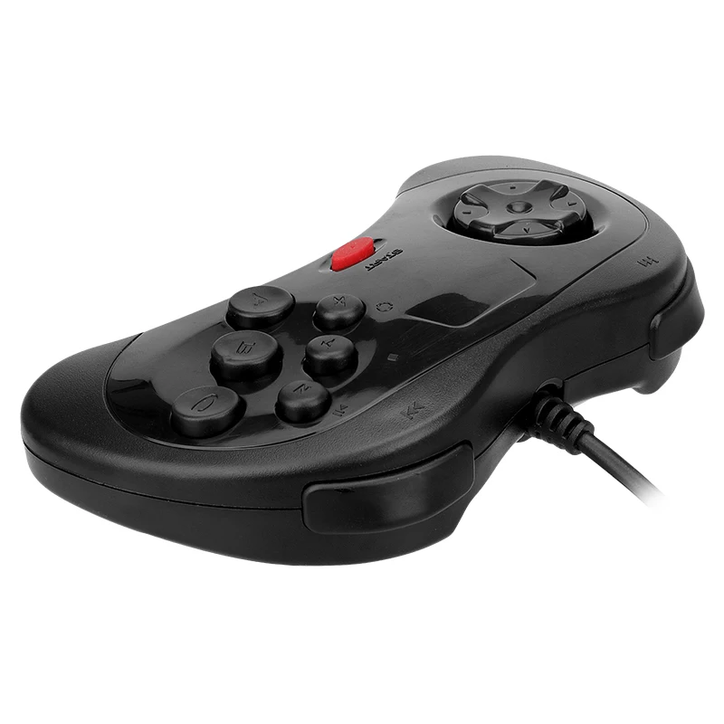 1 шт. USB игровой контроллер 6 кнопок для SEGA Genesis/MD2 Y1301 держатель джойстика ПК MAC Mega
