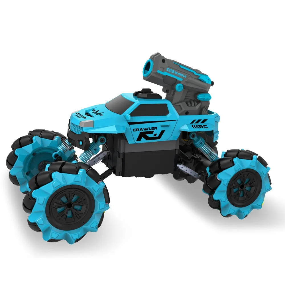 RC автомобиль 1:14 трюк дрейф Рок Гусеничный автомобили 2,4 г дистанционное управление 2 в 1 Hubble bubble водная струя с двигателем танцевальные игрушки