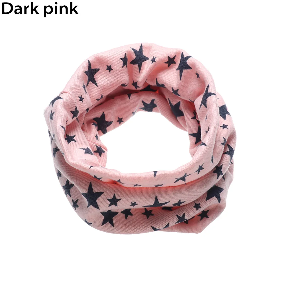 B-dark pink 1 шт., новинка, Модный зимний теплый цветной вязаный шарф для мальчиков и девочек, вязаный шерстяной подогреватель детей, шейный платок, одежда для детей - Цвет: B-dark pink
