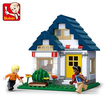 

Sluban B0569 204Pcs My Gym SimCity Large Scene Building Blocks Girls Enlighten Blocks Educational DIY Bricks Toy For Children