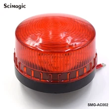 Alarme de sécurité stroboscopique 12V DC, Signal d'avertissement, sirène, lampe LED clignotante, capteurs, lumière clignotante rouge