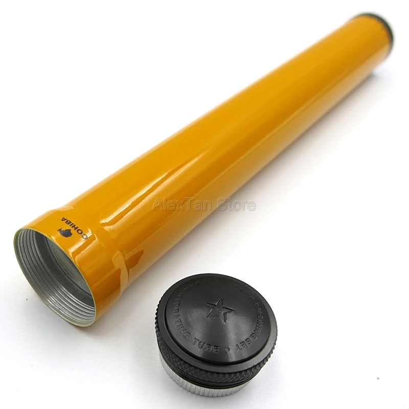 COHIBA элегантная туба для сигар из нержавеющей стали дорожный хьюмидор чехол с