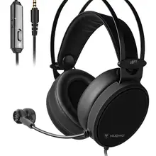 Проводные Игровые наушники, игровая гарнитура с микрофоном, голосовой микрофон, управление для ноутбука, компьютера, игровой коврик, мобильный телефон, планшет