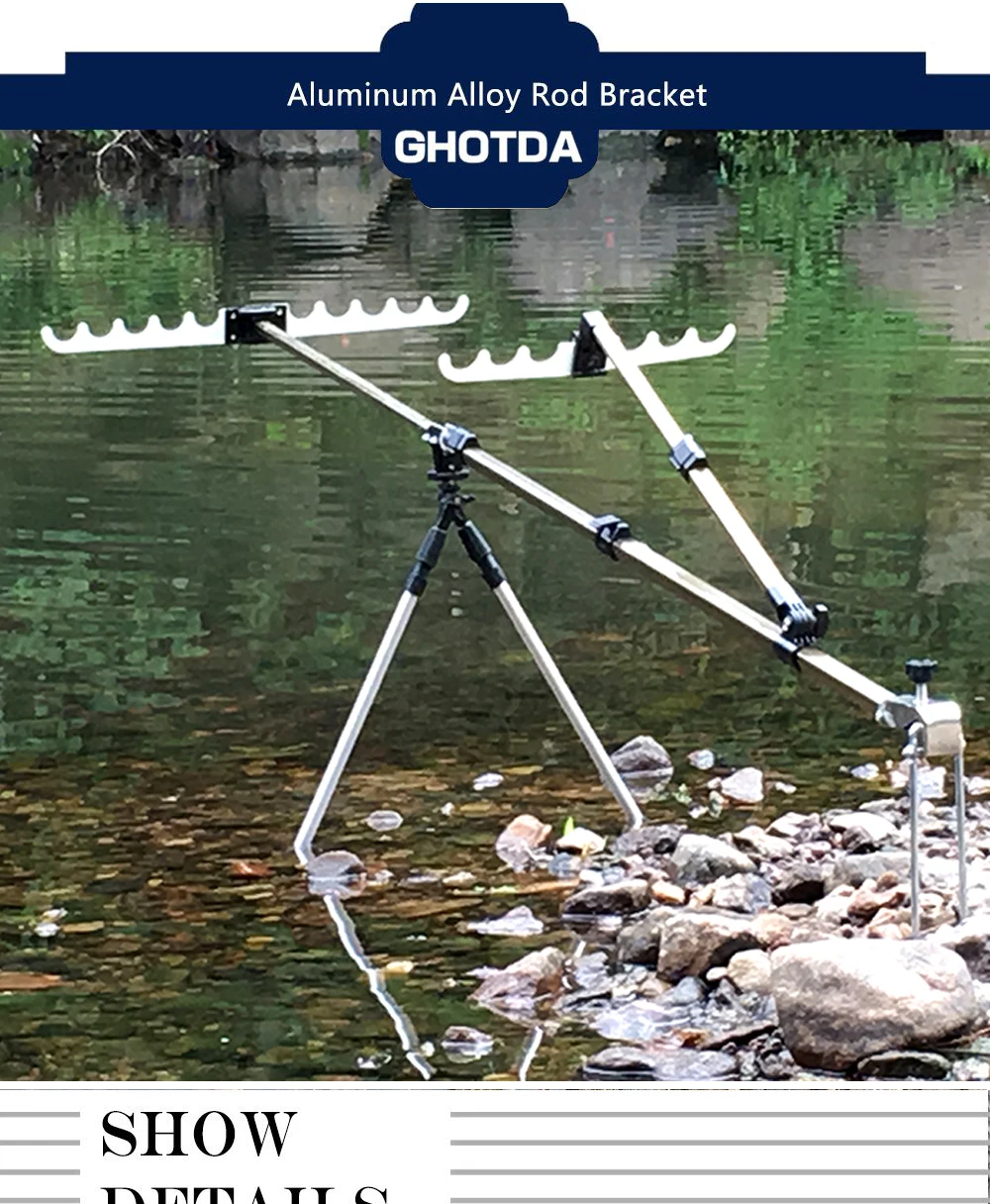 Liga de Alumínio Pólo de Pesca Ghotda Telescópica Mão Haste Suporte 1.5 m 1.7 2.1 2 Cheap Varas de pescar