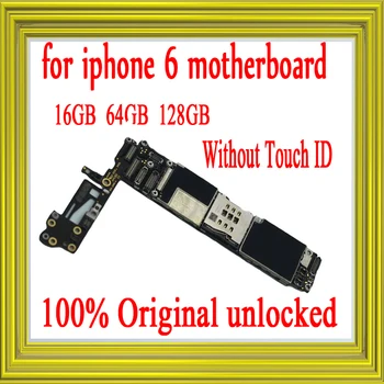 

For iphone 6 Motherboard With Touch ID/without Touch ID,100% Original unlocked for iphone 6 Logic boards,16gb / 32gb / 64gb