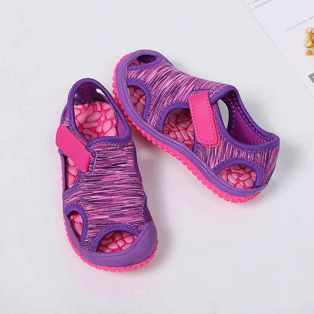 Girls' Sandals Boys' Water Shoes Kids Comfort Beach Sandals Baby Closed-Toed Shoes Beach Toddler Summer