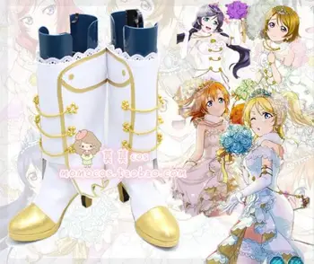 

Love Live! Eli Ayase Ellie Kousaka Honoka Minami Kotori Sonoda Umi Cosplay Wedding White Shoes