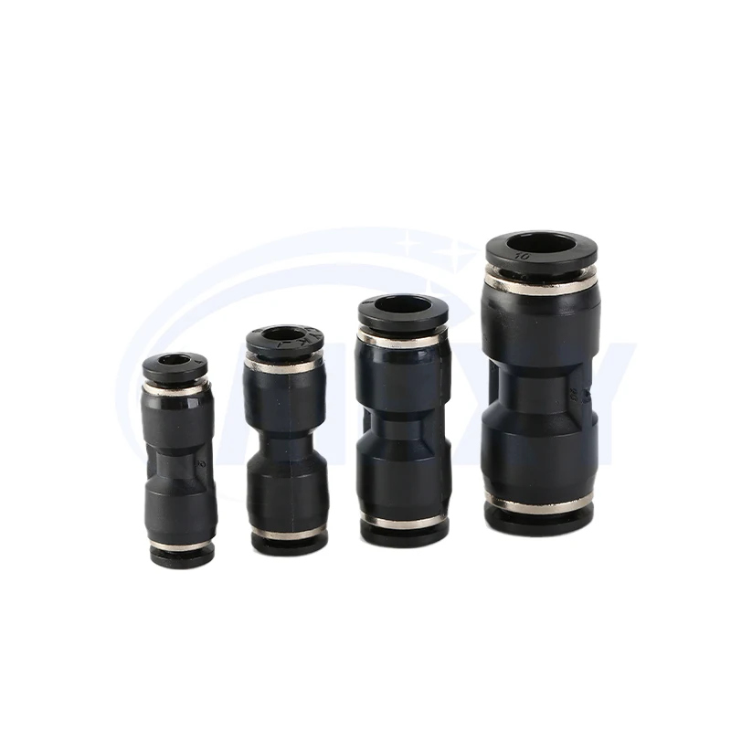 Pneumatic Fitting Pipe Connector Tube Air Quick Fittings Water Push In Hose Couping 4mm 6mm 8mm 10mm 12mm 14mm PU PY Connectors