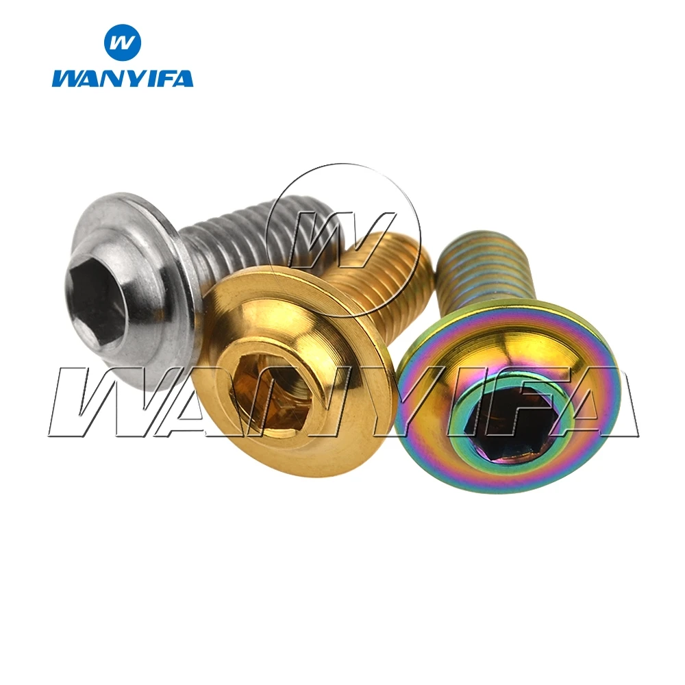 

1 Pcs M5 Titanium Clamp Bolt Screws for Bike C Clamp Brake Bolts